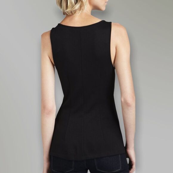 Velvet Short Sleeve Faux Leather Small - Picture 2 of 8